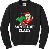 Santa Claus Donald Trump Santatrump Kids Sweatshirt thumb 0