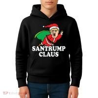 Santa Claus Donald Trump Santatrump Kids Hoodie thumb 4