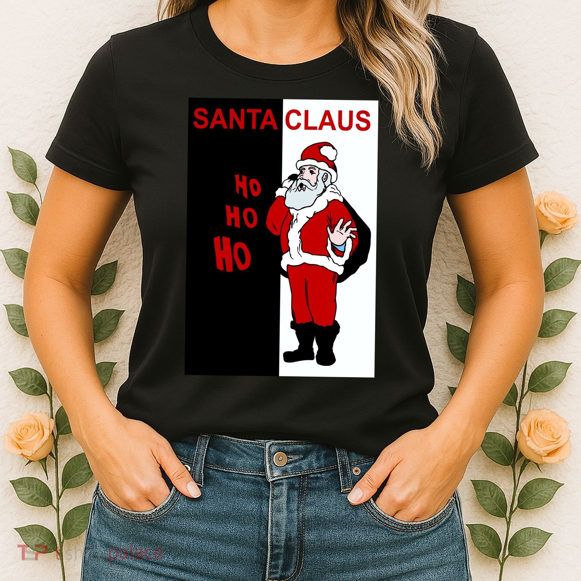 Santa Claus Gangster Ho Ho Ho Women's T-Shirt