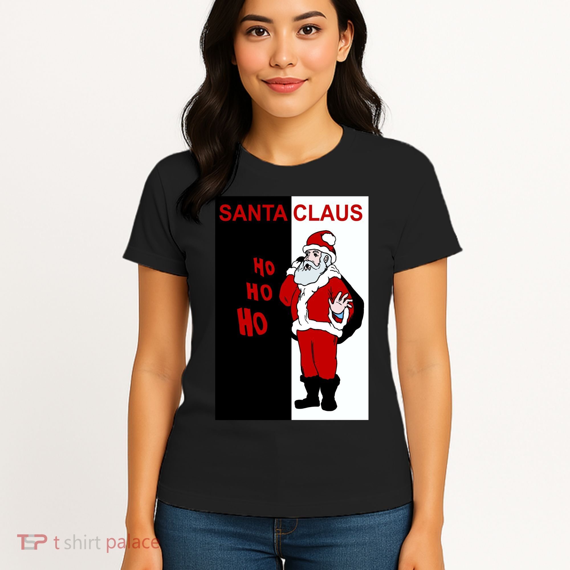 Santa Claus Gangster Ho Ho Ho Women's T-Shirt
