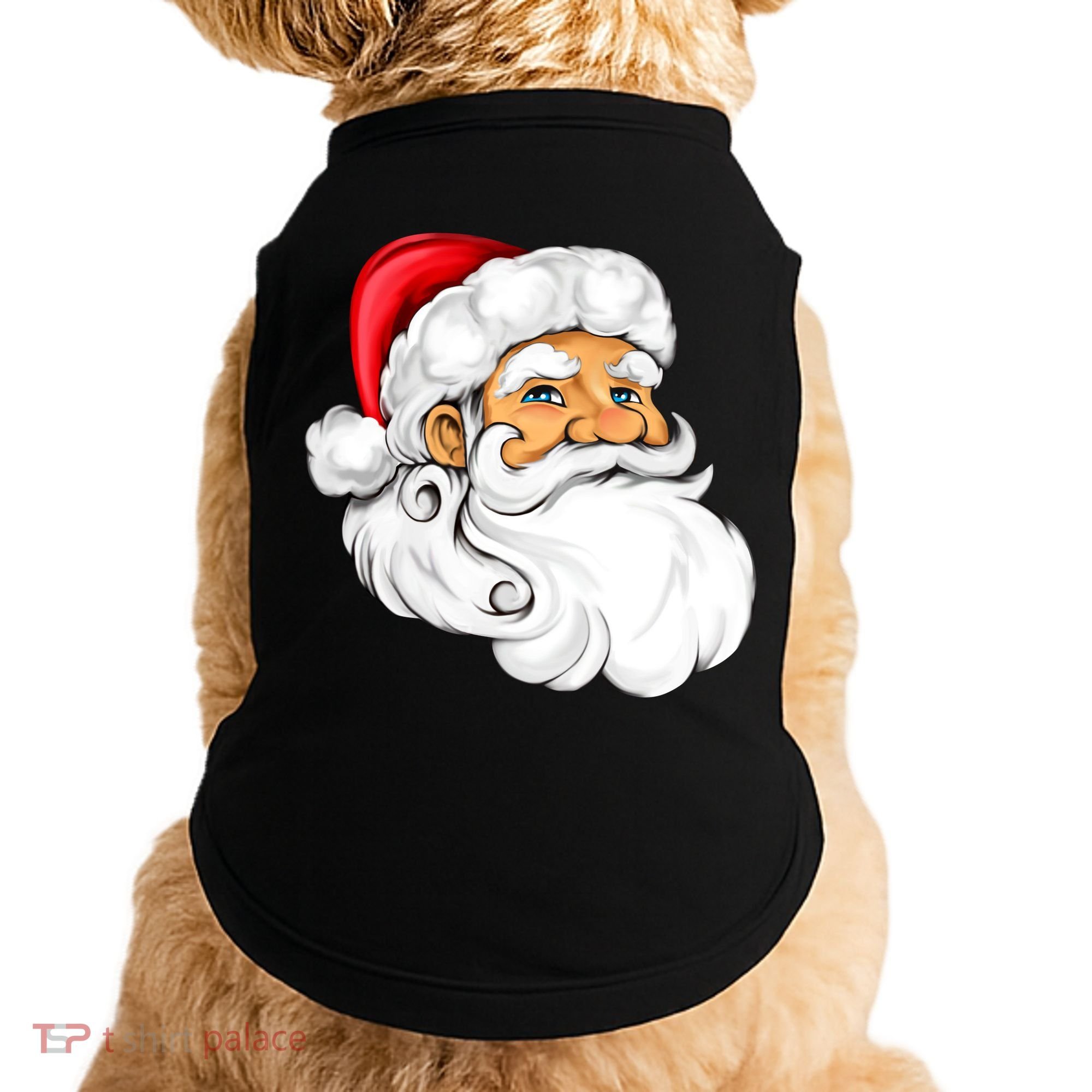 Santa Claus Head Doggie Tank