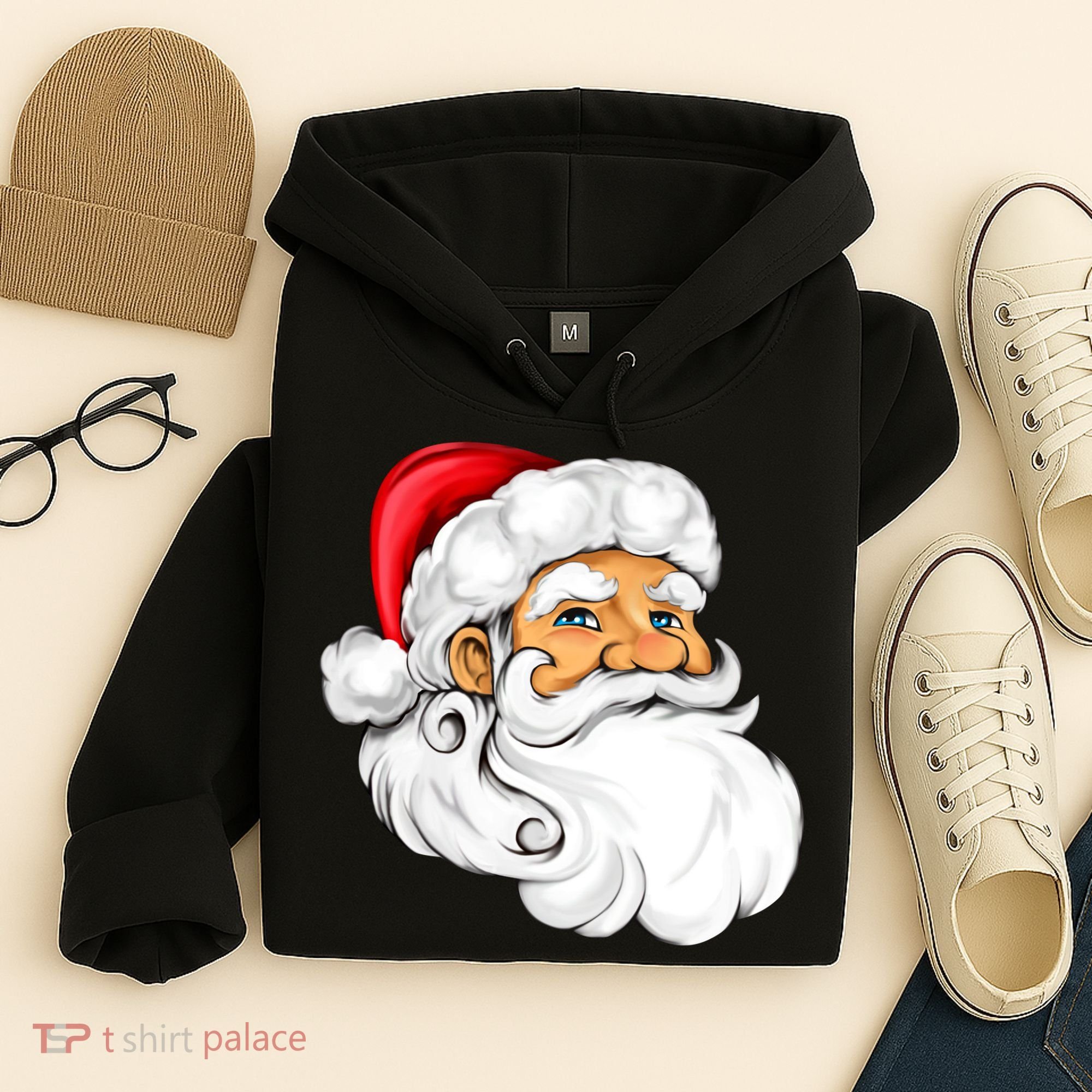 Santa Claus Head Hoodie