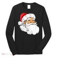 Santa Claus Head Long Sleeve Shirt thumb 0