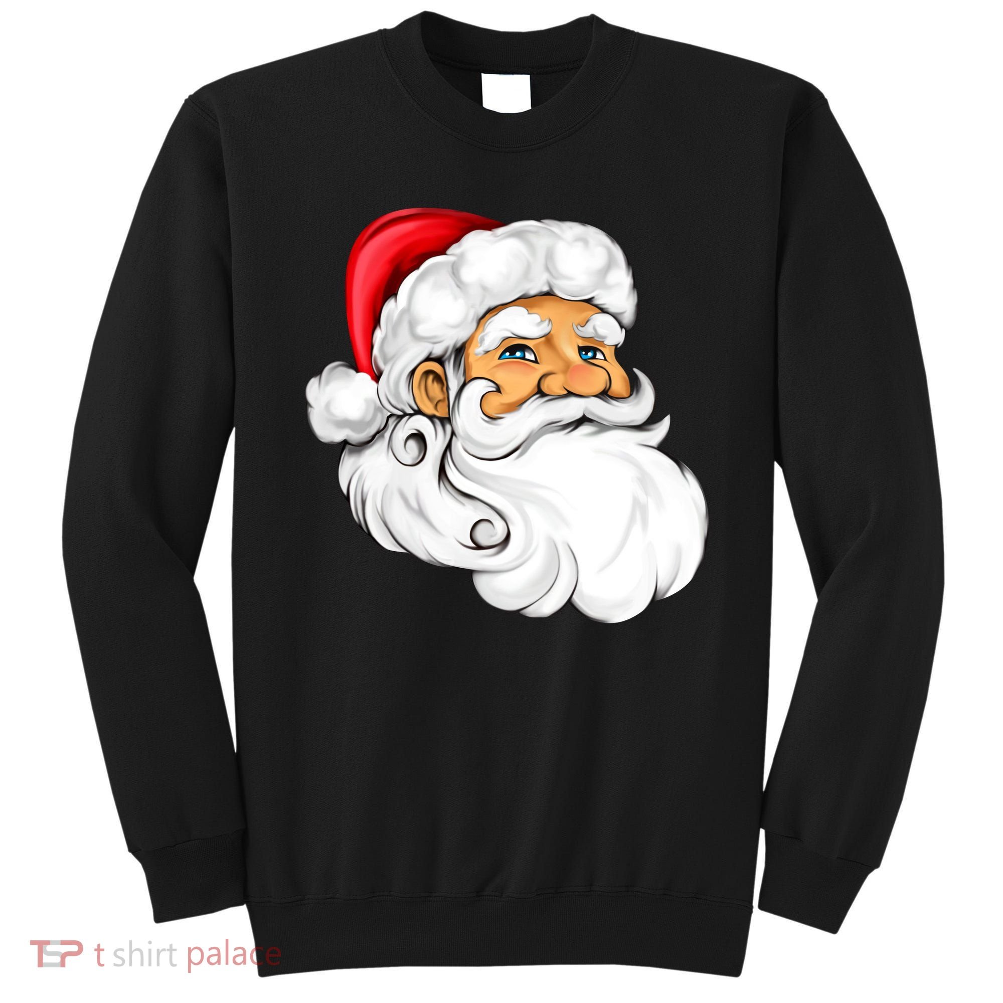 Santa Claus Head Sweatshirt