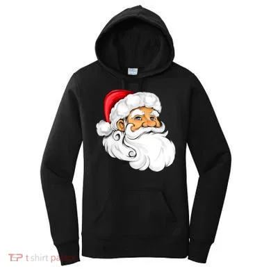 Santa Claus Head Women's Hoodie