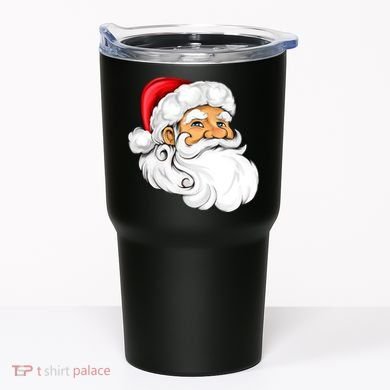 Santa Claus Head Tumbler
