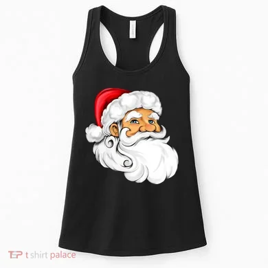 Santa Claus Head Women's Tank Top