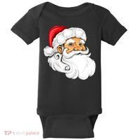 Santa Claus Head Baby Bodysuit thumb 0