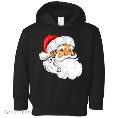 Santa Claus Head Toddler Hoodie