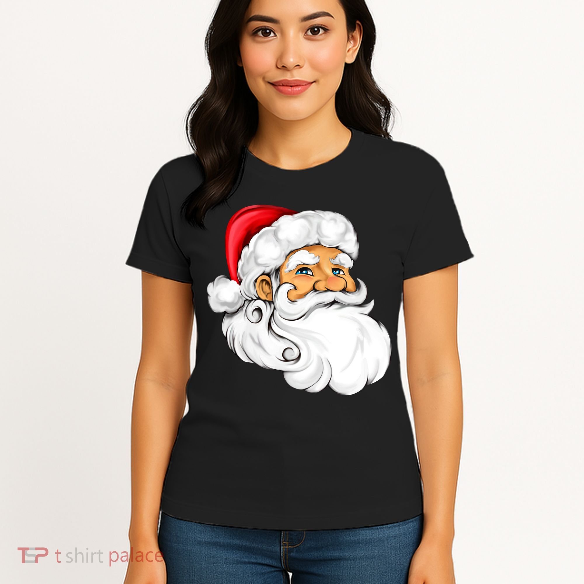 Santa Claus Head Women's T-Shirt