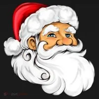 Santa Claus Head Women's T-Shirt thumb 6