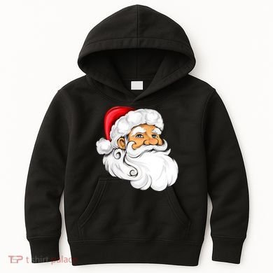 Santa Claus Head Kids Hoodie