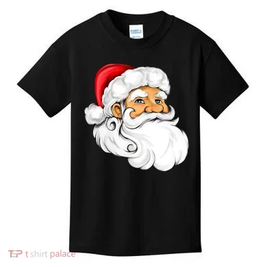 Santa Claus Head Kids T-Shirt