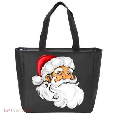 Santa Claus Head Tote Bag