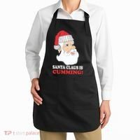 Santa Claus Is Cumming Dirty Humor Apron thumb 2