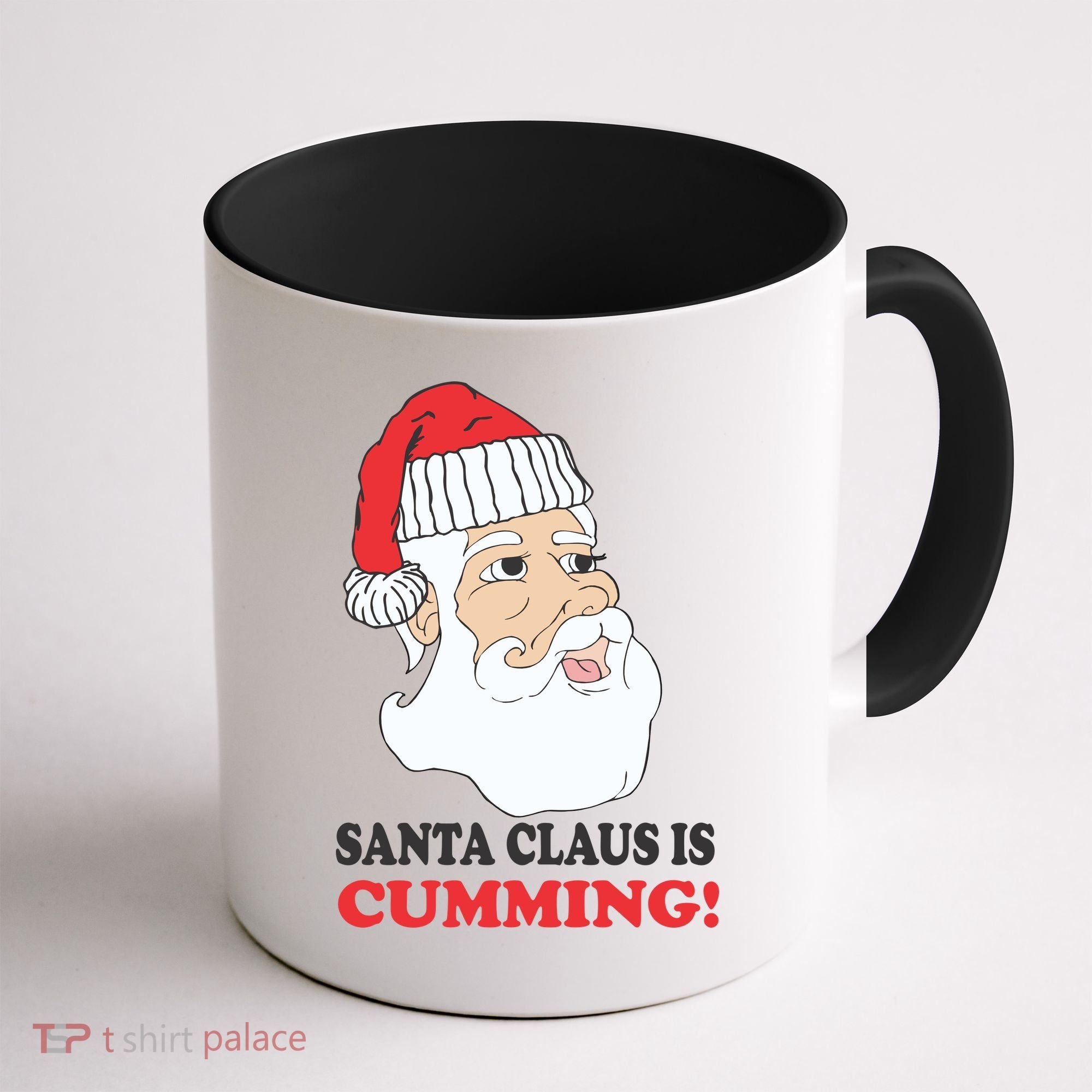 Santa Claus Is Cumming Dirty Humor Coffee Mug