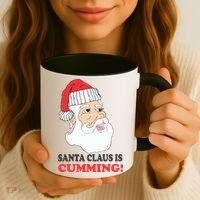 Santa Claus Is Cumming Dirty Humor Coffee Mug thumb 3