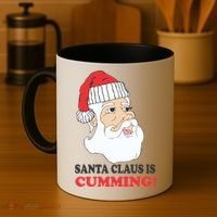 Santa Claus Is Cumming Dirty Humor Coffee Mug thumb 4