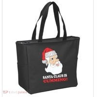 Santa Claus Is Cumming Dirty Humor Tote Bag thumb 2