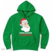 Santa Claus Is Cumming Dirty Humor Hoodie thumb 0