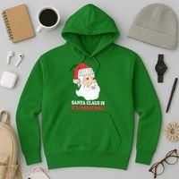 Santa Claus Is Cumming Dirty Humor Hoodie thumb 3