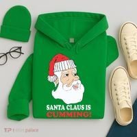 Santa Claus Is Cumming Dirty Humor Hoodie thumb 4