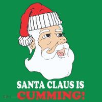 Santa Claus Is Cumming Dirty Humor Sweatshirt thumb 3
