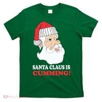 Santa Claus Is Cumming Dirty Humor T-Shirt thumb 0