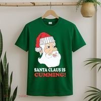 Santa Claus Is Cumming Dirty Humor T-Shirt thumb 2