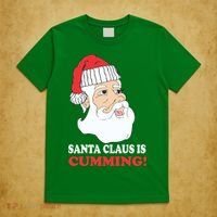 Santa Claus Is Cumming Dirty Humor T-Shirt thumb 5