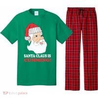 Santa Claus Is Cumming Dirty Humor Pajama Set thumb 0
