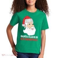 Santa Claus Is Cumming Dirty Humor Kids T-Shirt thumb 2