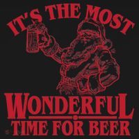 Santa Claus It's The Most Wonderful Time For A Beer Christmas T-Shirt thumb 7