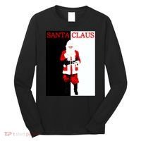 Santa Claus Mafia Movie Poster Christmas Long Sleeve Shirt thumb 0