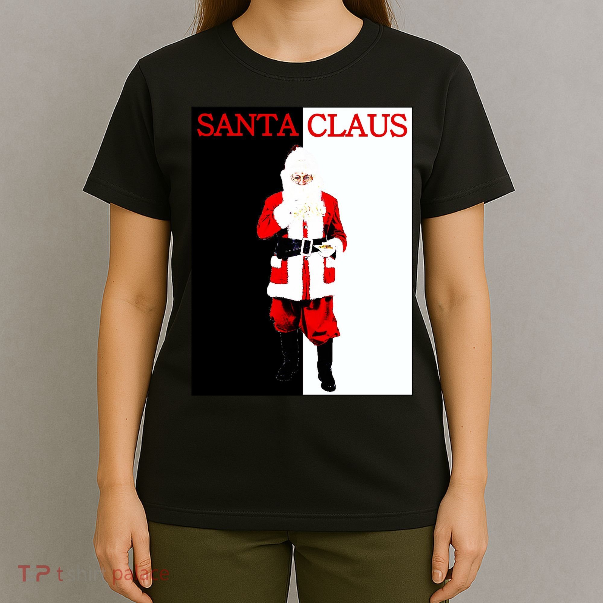 Santa Claus Mafia Movie Poster Christmas T-Shirt