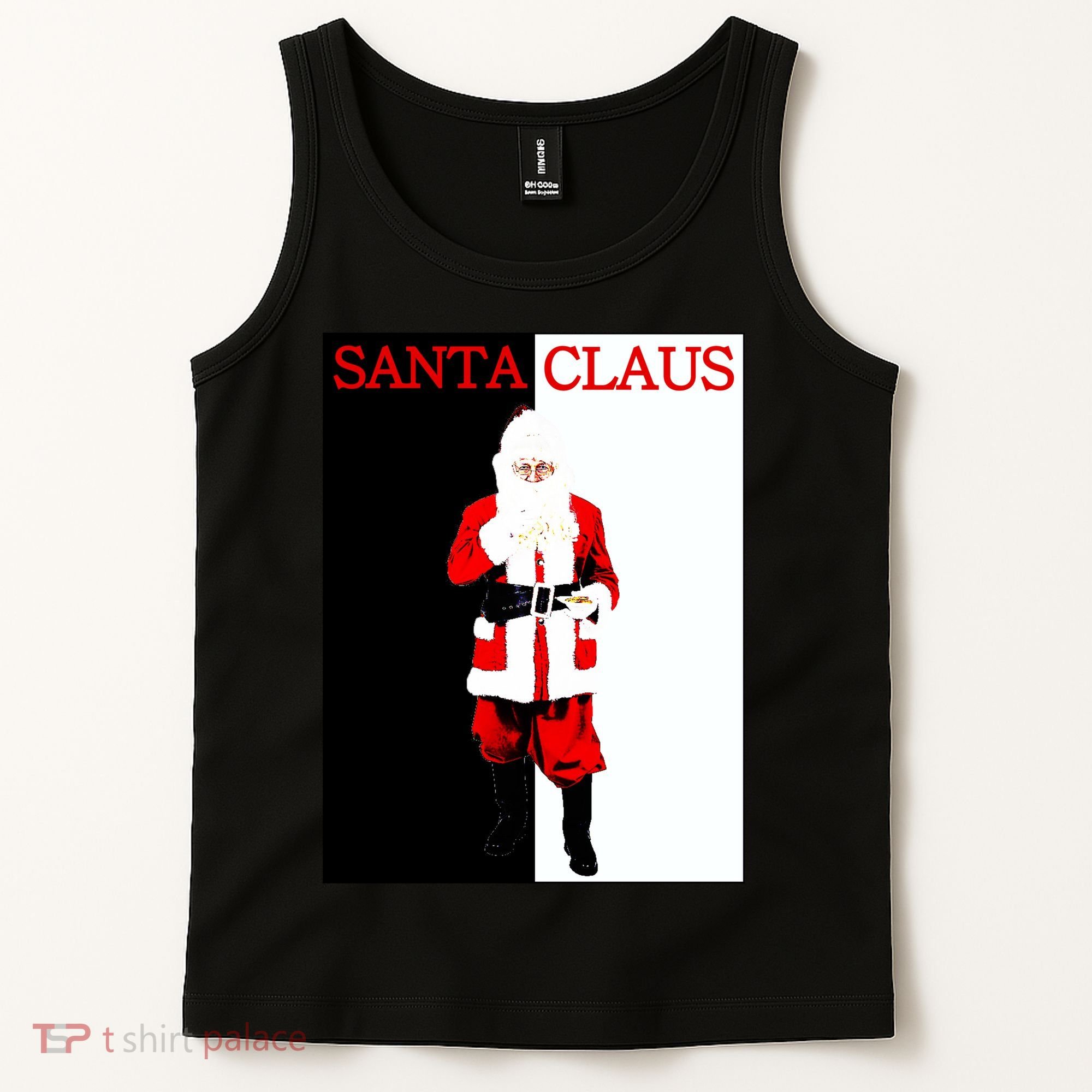 Santa Claus Mafia Movie Poster Christmas Tank Top
