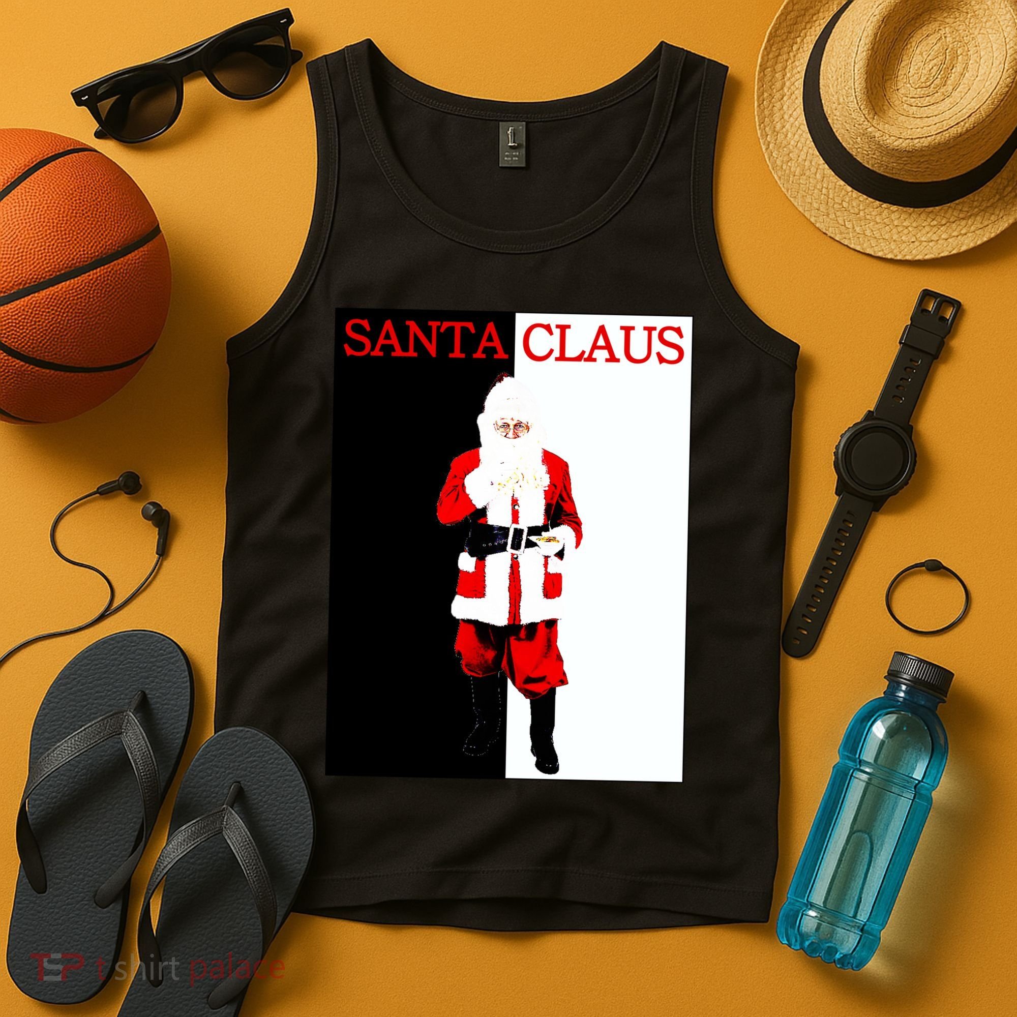 Santa Claus Mafia Movie Poster Christmas Tank Top
