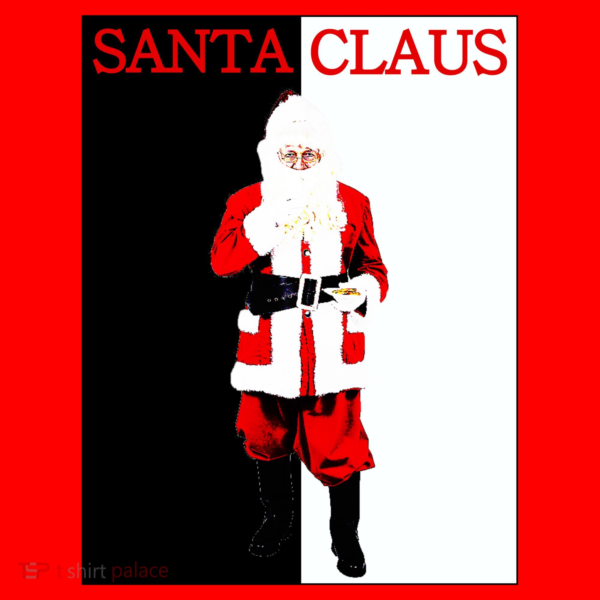 Santa Claus Mafia Movie Poster Christmas Santa Hat
