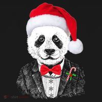 Santa Claus Panda Bear Backpack thumb 2