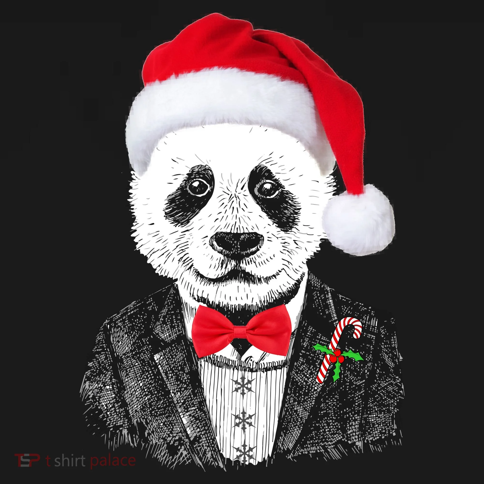 Santa Claus Panda Bear Backpack