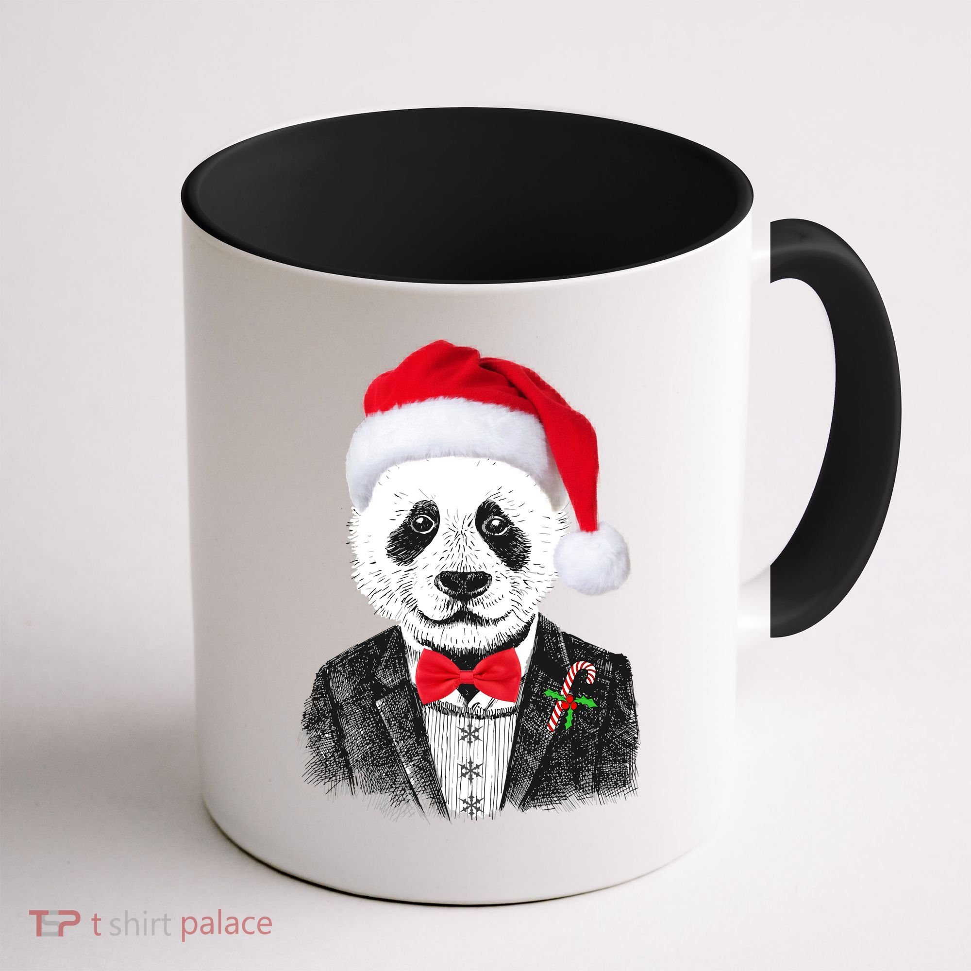 Santa Claus Panda Bear Coffee Mug