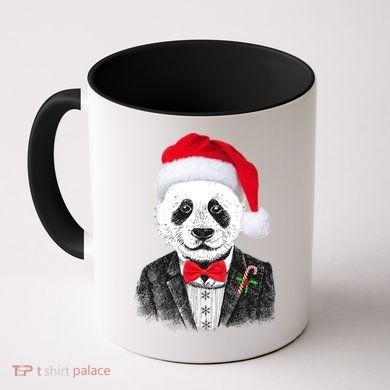 Santa Claus Panda Bear Coffee Mug