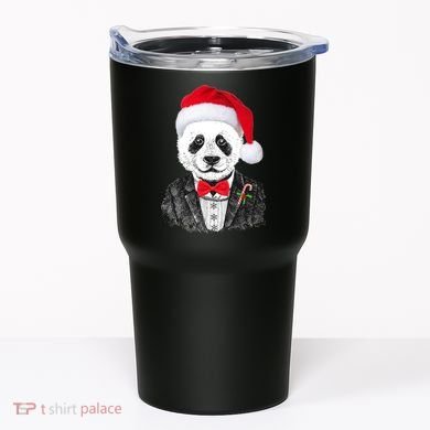 Santa Claus Panda Bear Tumbler