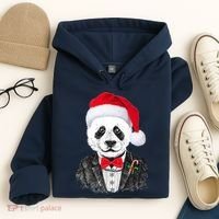 Santa Claus Panda Bear Hoodie thumb 4