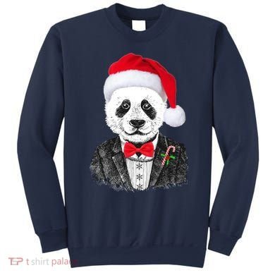 Santa Claus Panda Bear Sweatshirt
