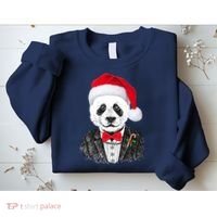 Santa Claus Panda Bear Sweatshirt thumb 2