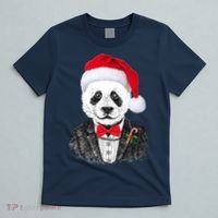 Santa Claus Panda Bear T-Shirt thumb 5