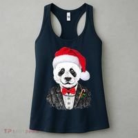 Santa Claus Panda Bear Women's Tank Top thumb 3