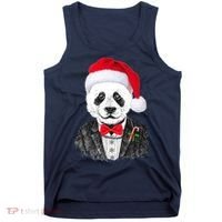 Santa Claus Panda Bear Tank Top thumb 0