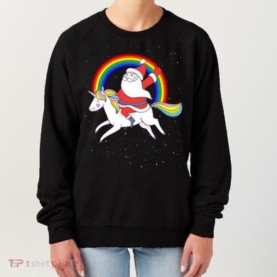Santa Claus Unicorn Christmas Magic Women's Sweatshirt